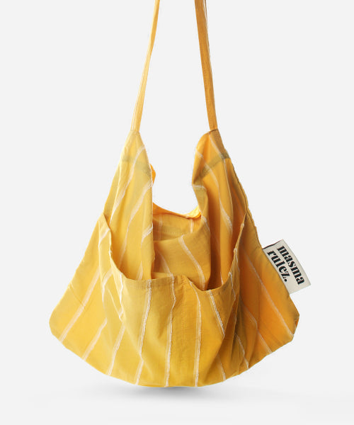 Rabbit eco bag_Wide yellow