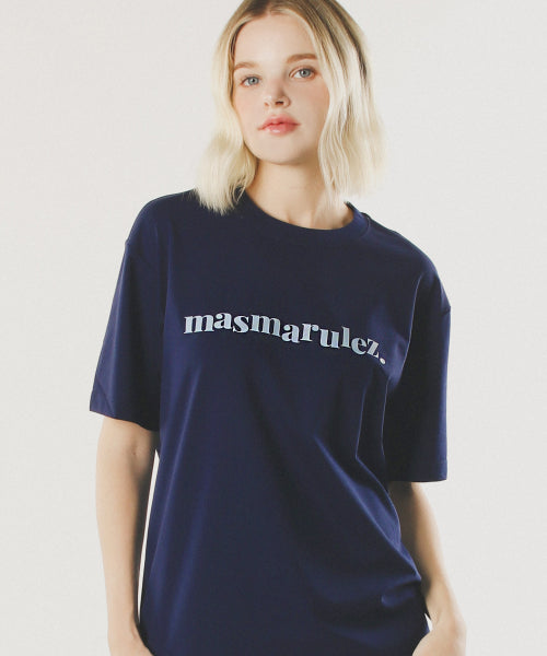 mama cool cotton T-shirt_Navy