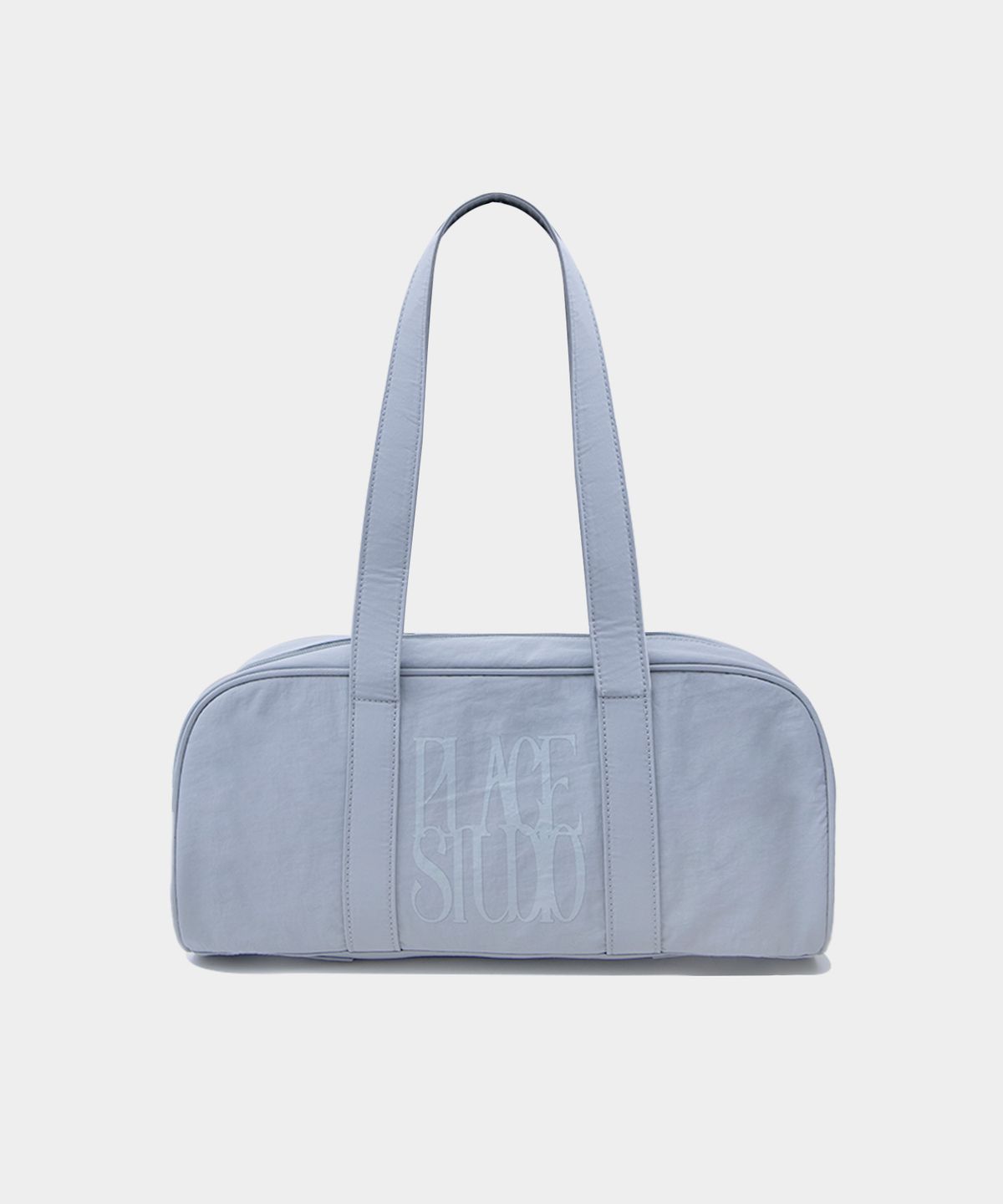 스포티 데일리 보스턴 바게트 나일론 로고 숄더백 [블루]