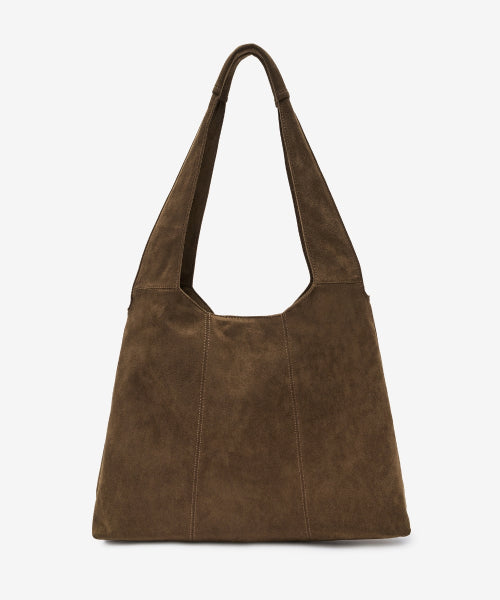 마가렛 스웨이드 숄더백 [브라운]