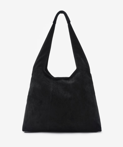 마가렛 스웨이드 숄더백 [블랙]