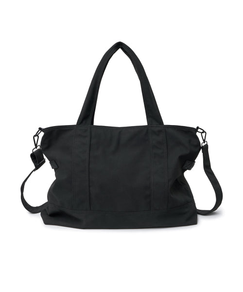 바스켓 와이드 쇼퍼백_블랙