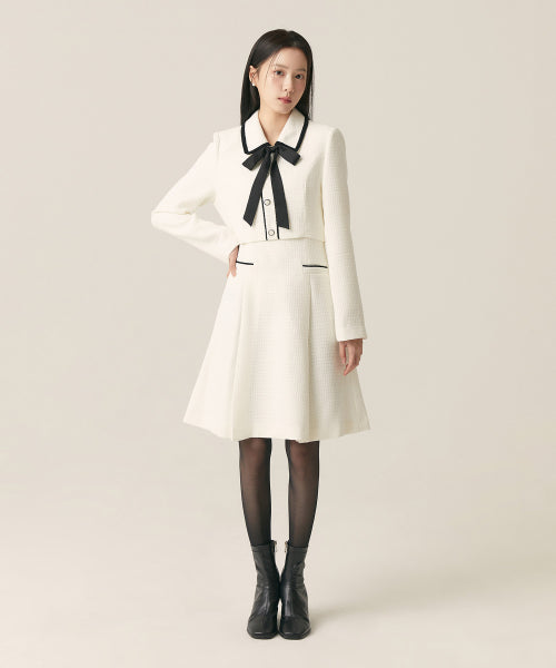 카라 트위드 2in1 미니원피스_RMOWF11S11