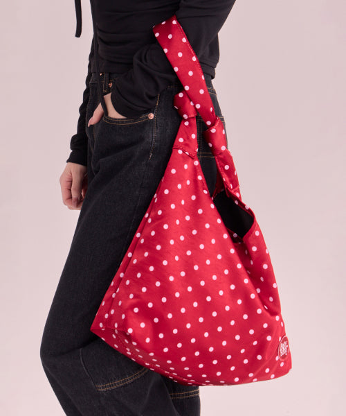 베티붑 도트 타이 숄더백_레드
