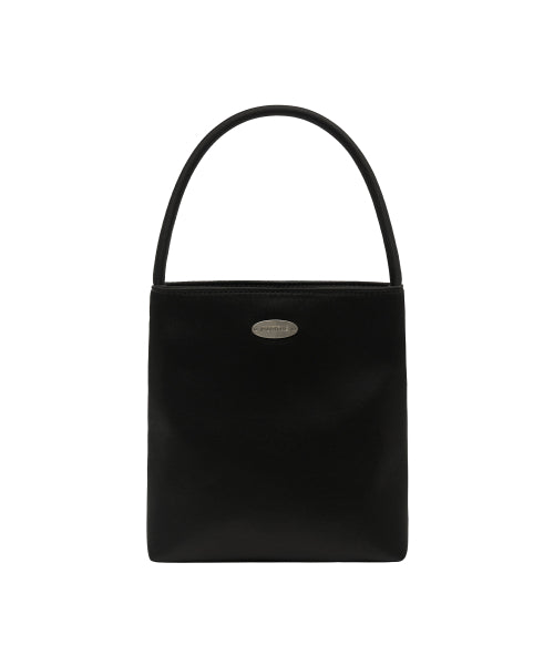 REGULAR LOGO SATIN MINI BAG black