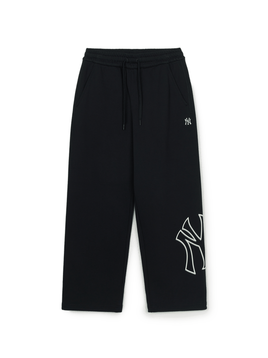 베이직 메가로고 투웨이 와이드팬츠 뉴욕양키스