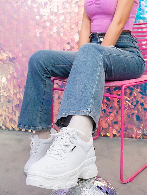 여성 모니카 스니커즈 화이트