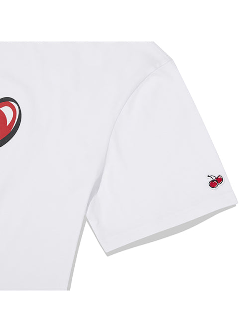 빅 체리 티셔츠 [화이트]W