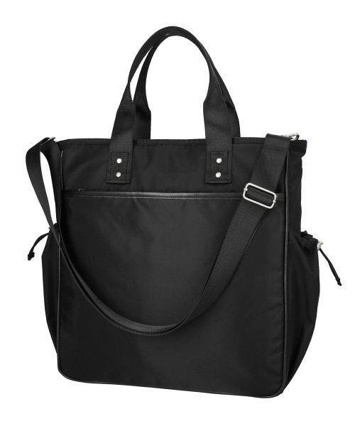 optimal nylon 2way tote bag / black