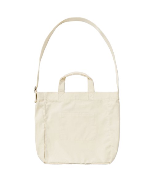 캔버스 쇼퍼 토트 - 베이지