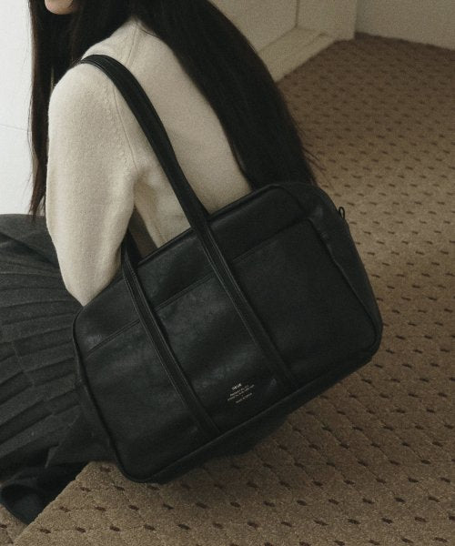 레더보스턴백_블랙_미디움