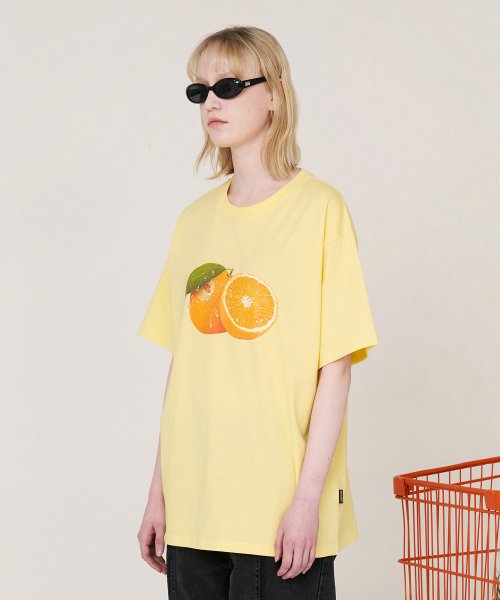오렌지 티셔츠 / 라이트 옐로우
