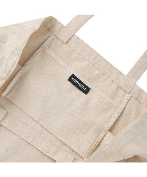 코넬 빅레드 빈티지 베어 에코백_오트밀