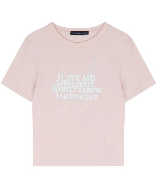 H DRAWING TEE_PINK