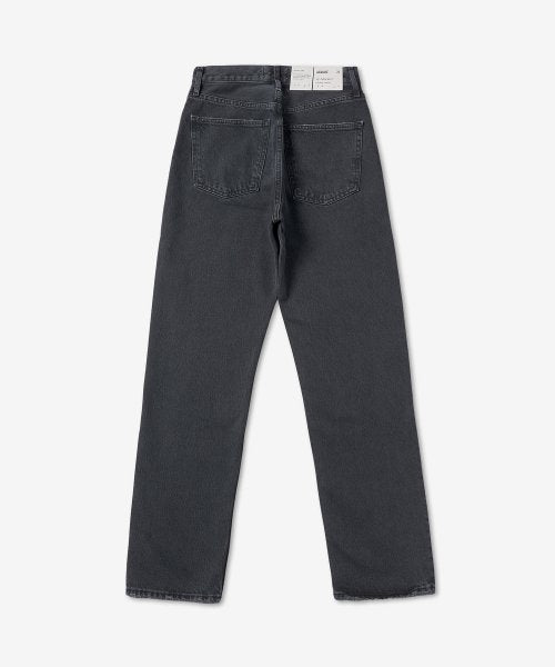 90S 핀치 하이웨이스트 크롭 데님 팬츠 - 블랙 / A154B1207BLKTE