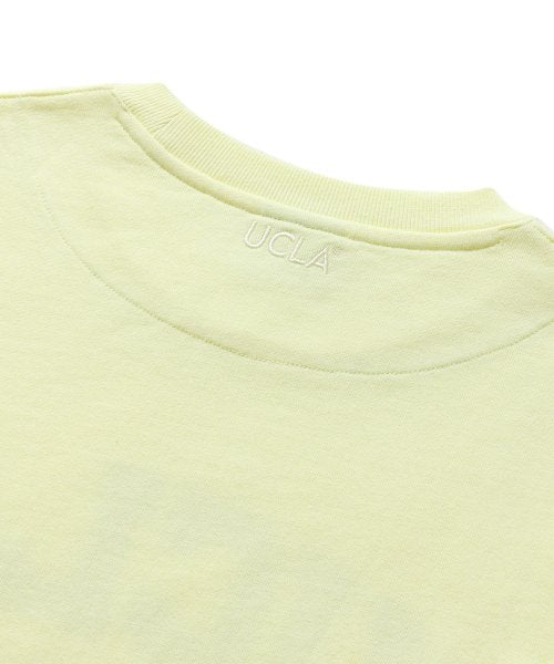 헬멧 프린트 반팔티셔츠 [LT-YELLOW](UY3ST9E_71)