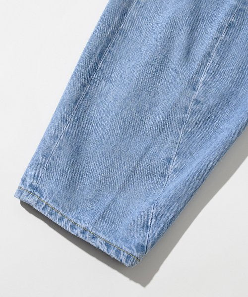 23 Curved Wide Denim Pants_Light Blue