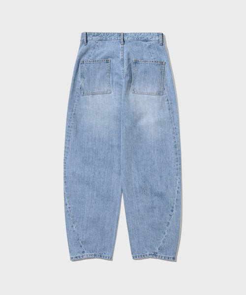 23 Curved Wide Denim Pants_Light Blue
