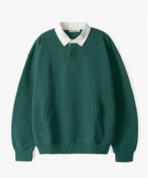 솔리드 럭비 스웻 셔츠 (4COLOR)