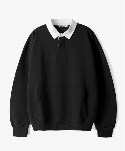 솔리드 럭비 스웻 셔츠 (4COLOR)