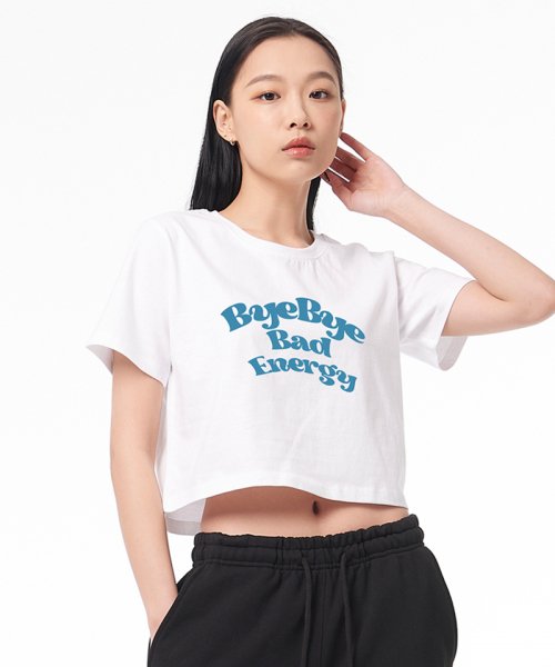 [ATW] 바이바이배드에너지 크롭반팔티