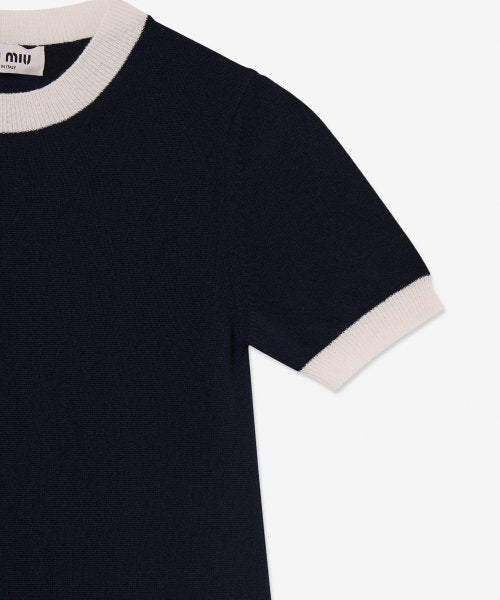 캐쉬미어 미니 드레스 - 네이비 / MMA761F0008