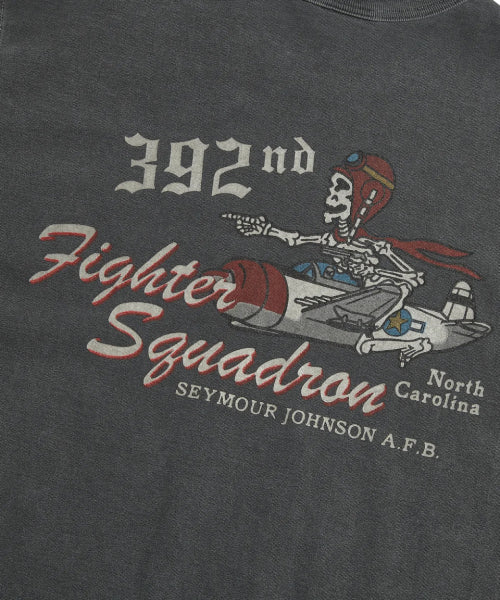 MIL SERIES TEE(FIGHTER SQDN)_PIGMENT CHARCOAL