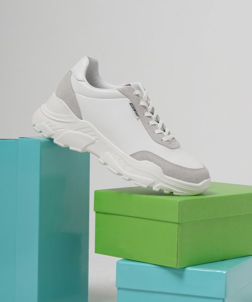 HT4600-WH 8cm 키높이 어글리 슈즈 지오 화이트 [240~280MM]