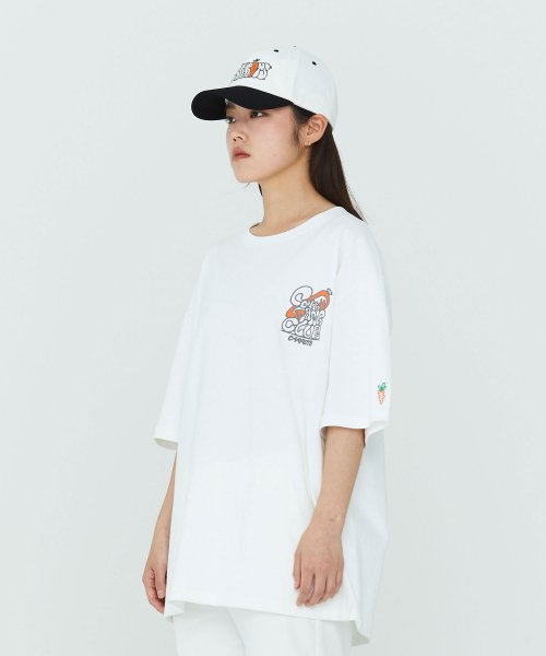 MELTING CARROT TEE WHITE