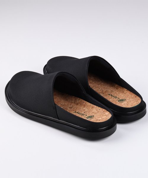 플라스틱 뮬 로우 클로그 블랙(MUPLL01)