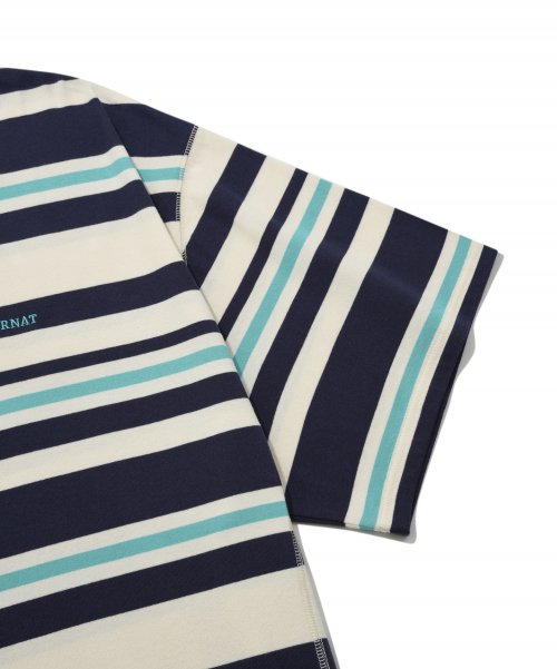 Hot Summer Multi Stripe T-Shirt Blue