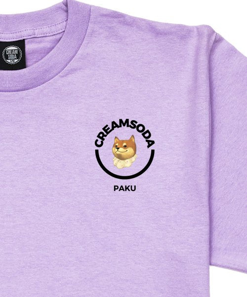 CRL 파쿠 서클 로고 반팔티 라벤더