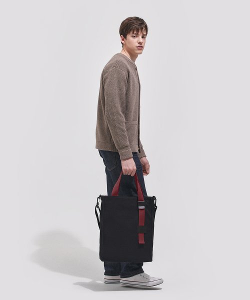 3WAY 캔버스백 QC3003B 블랙