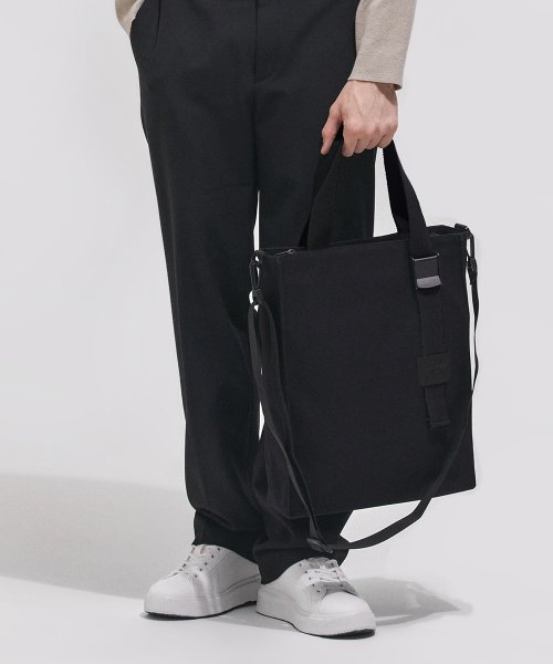 3WAY 캔버스백 QC3003B 블랙