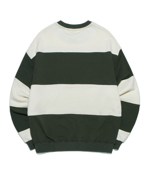 Color Block Man to Man Khaki