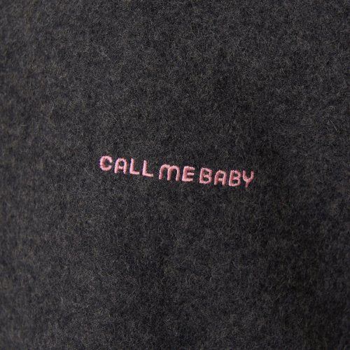 Baby Wool Mini Dress _ Grey