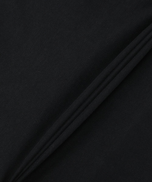 여성 즈웰 프린트 반팔 티셔츠 - 블랙 / TS0001FAA1N88E01BK