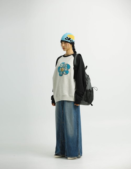 Flower Logo Crewneck - Black