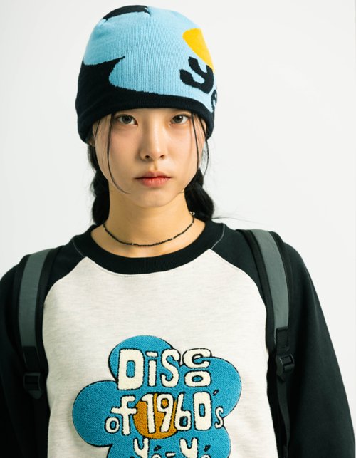 Flower Logo Crewneck - Black