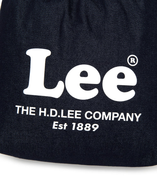 Cotton string eco bag indigo dark