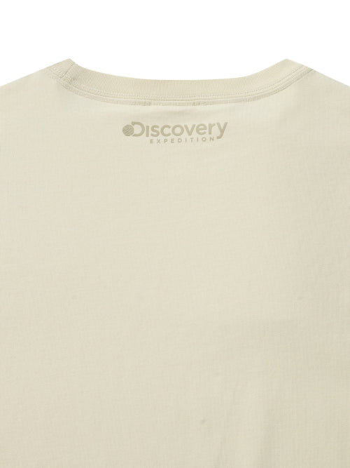 바시티 포켓 반팔티셔츠 (L/BEIGE)