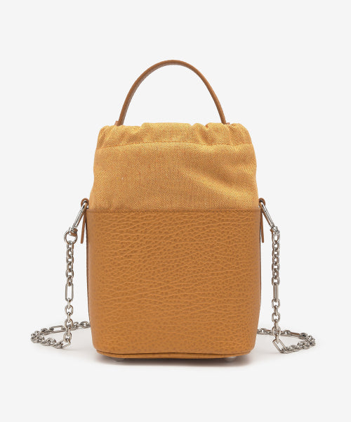 스몰 5AC 버킷백 - 머스타드 / S61WG0035P4348T2336