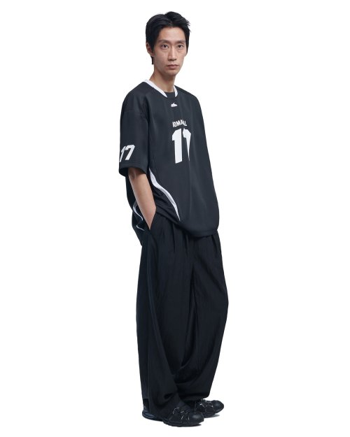 17 MESH BLOCK FOOTBALL JERSEY - BLACK