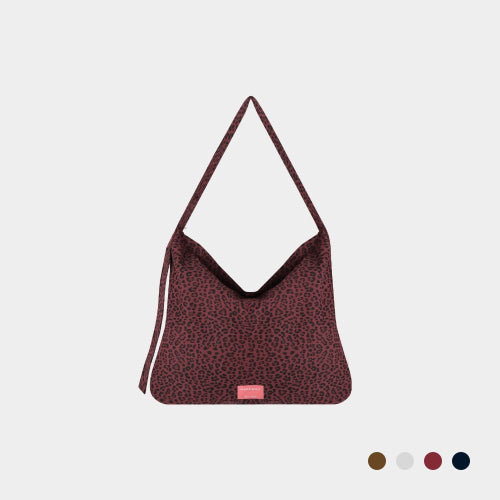 젬마 레오파드 데일리 숄더백