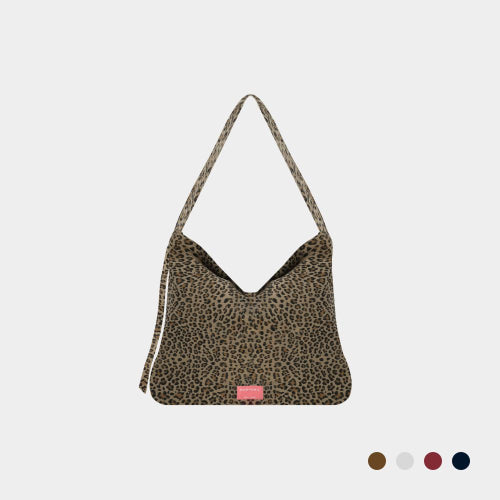 젬마 레오파드 데일리 숄더백