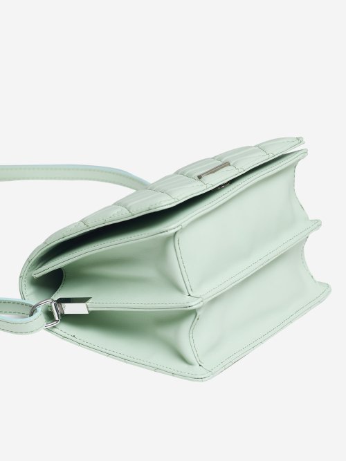 퀼팅 숄더백 그린