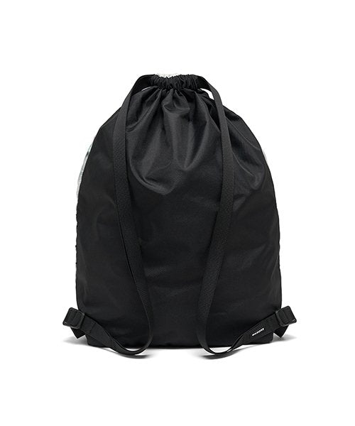 AIRBRUSHED DRAWSTRING BAG (BLACK)