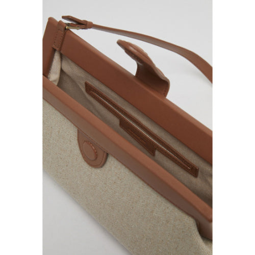 Oval frame bag (Golden coral)_OVBLX24003GCR