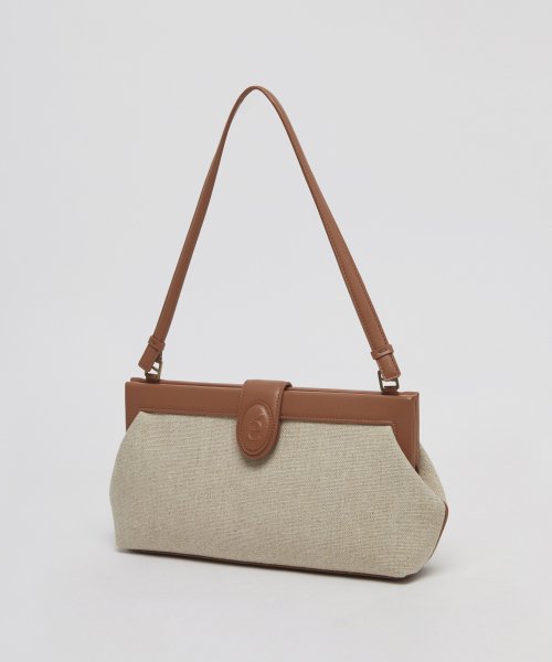 Oval frame bag (Golden coral)_OVBLX24003GCR