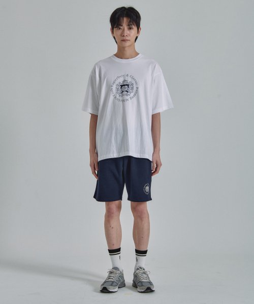 카운티 반팔티셔츠-화이트